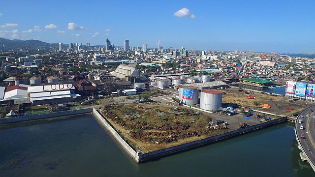 LUDO COAL PLANT/APRIL 21, 2016: An aerial shot of LUDO Corporation in Barangay Sawang Calero, where a proposed Coal Powered Plant will be place.(CDN PHOTO/FERDINAND EDRALIN)