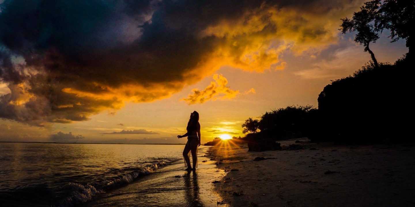 Sunset at Paradise Beach Bantayan Island, Cebu