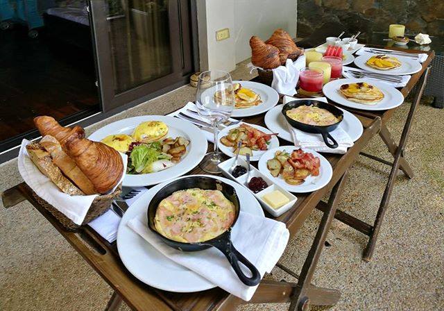 sample breakfast at abaca resort
