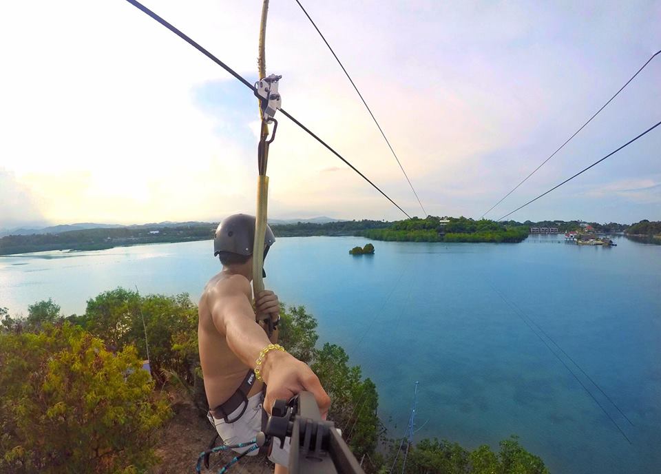 Zip line at Papa Kit's, Liloan | Photo by Genes Alfeo Jabines