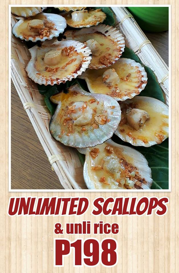 Unlimited Scallops | Iñigo's Resto & Grill