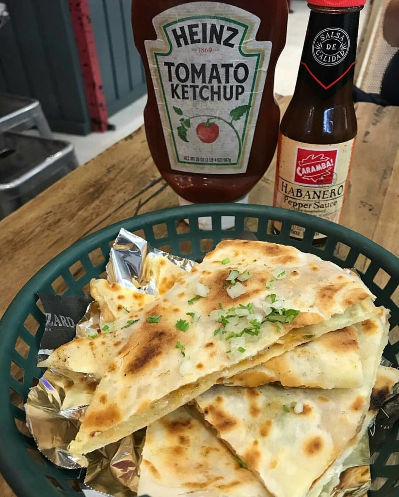 Red Lizard Quesadillas