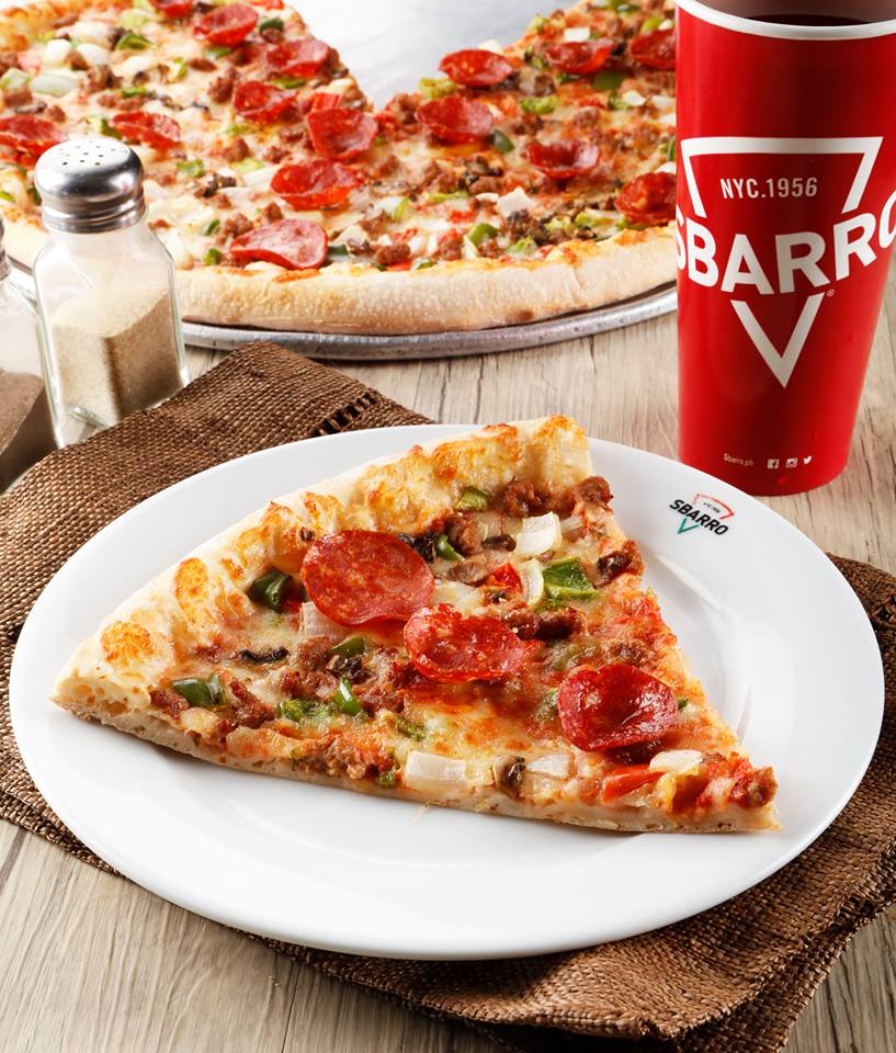 Sbarro's NY Supreme Pizza. Photo Source: Sbarro Philippines