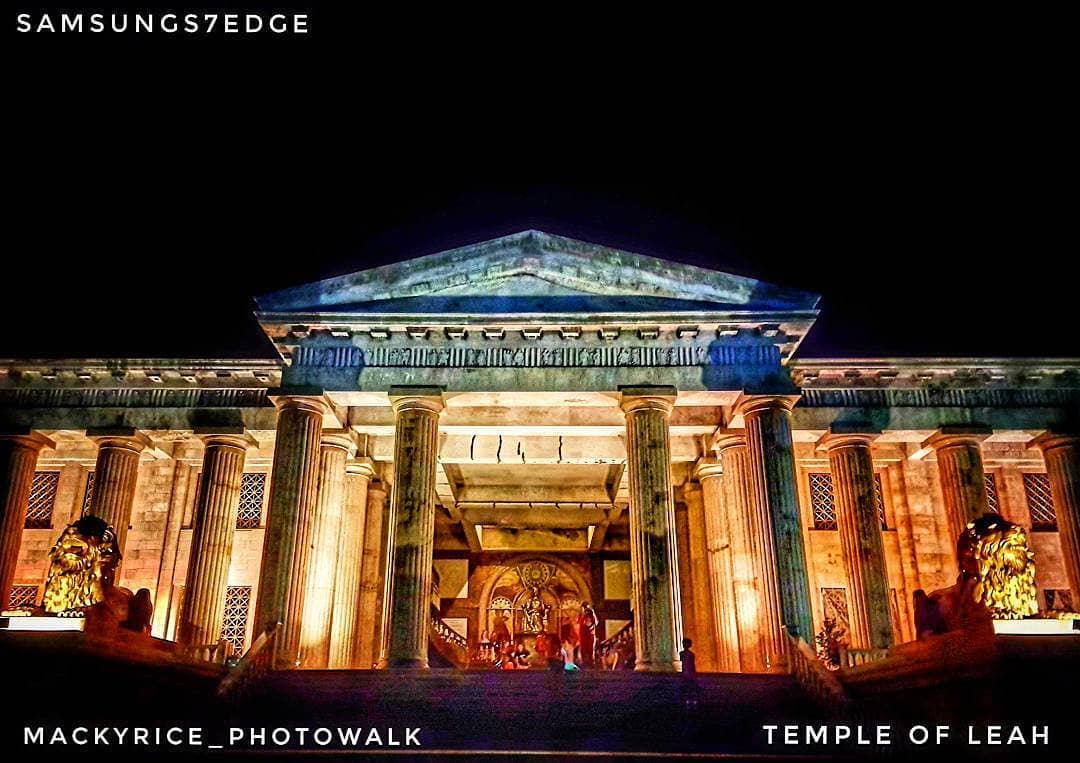 Temple of Leah at night. Photo by mackyrice_photowalk