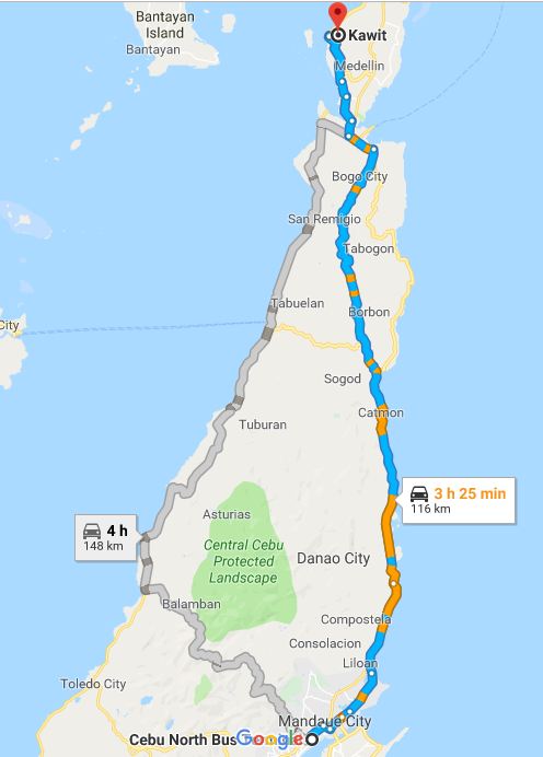 map to kawit medellin