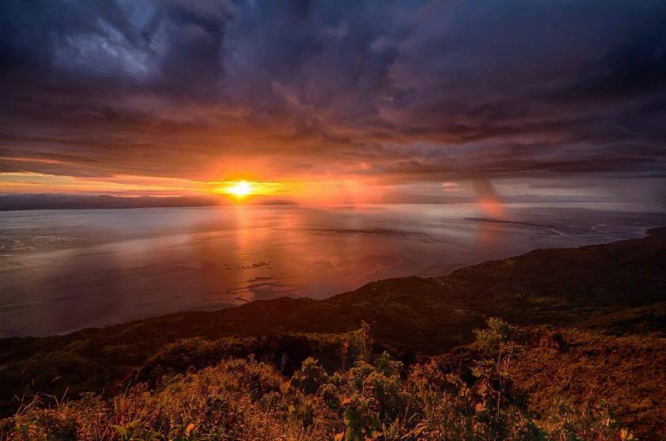 Sunset at Mt. Lanaya, Alegria. Photo by Cy Rin