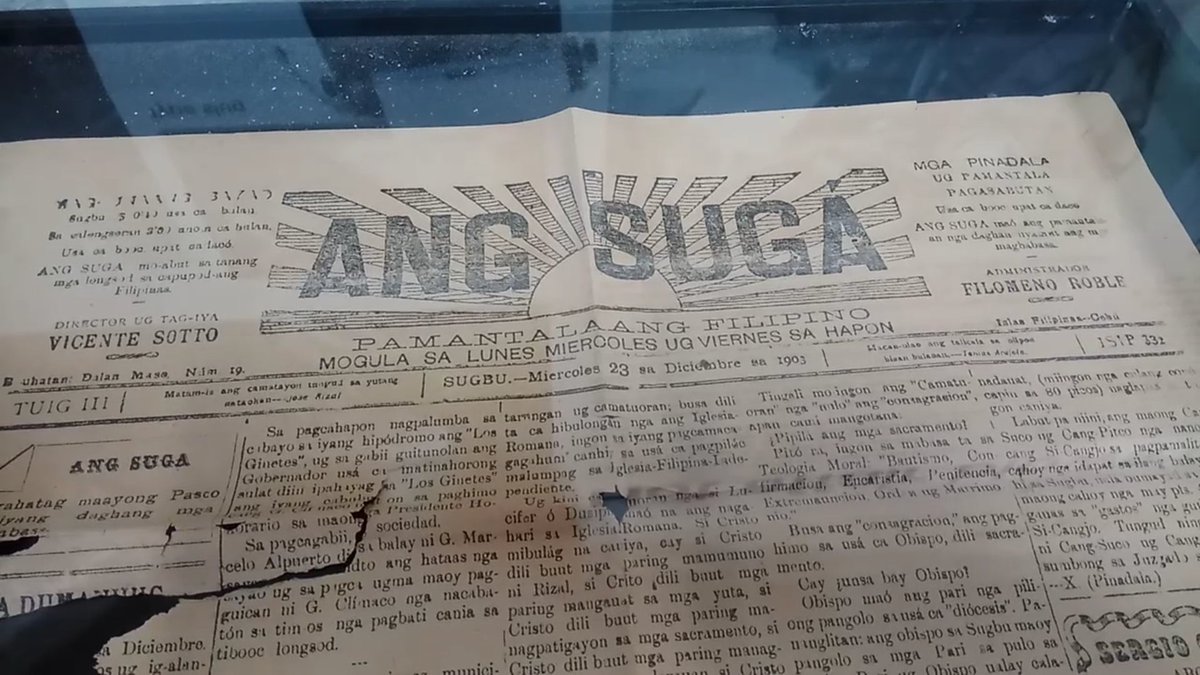 Ang Suga founded by Vicente Sotto