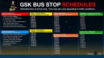 Gabii Sa Kabilin 2019 Bus Stop Schedule