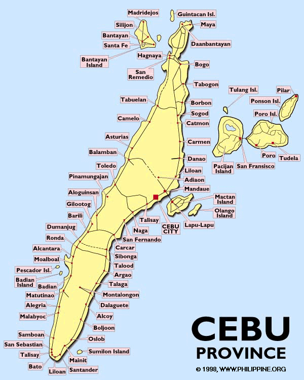 Cebu map